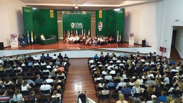 AUDITORIO. La USAL volverá a ser sede del Congreso Educativo..