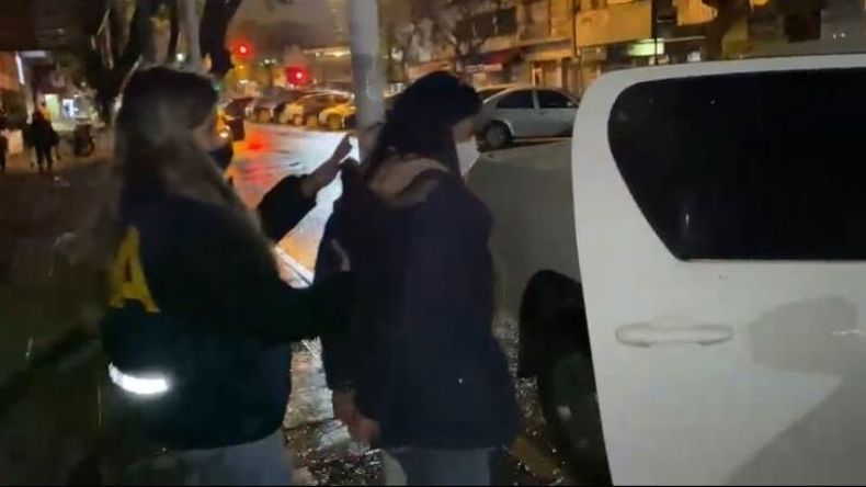 La médica fue detenida ayer en Merlo. Foto: Pampa Mónaco. .