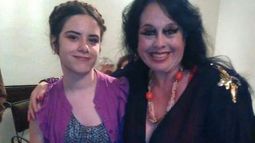 Emilia, con María Cecilia Cataldo..