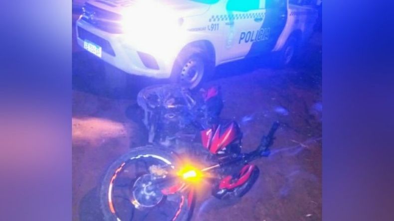 La motocicleta fue robada en Lagomarsino el martes y recuperada en el día de ayer. .