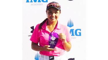 GALARDÓN. Agustina sumó un nuevo trofeo a sus vitrinas en un gran 2016..