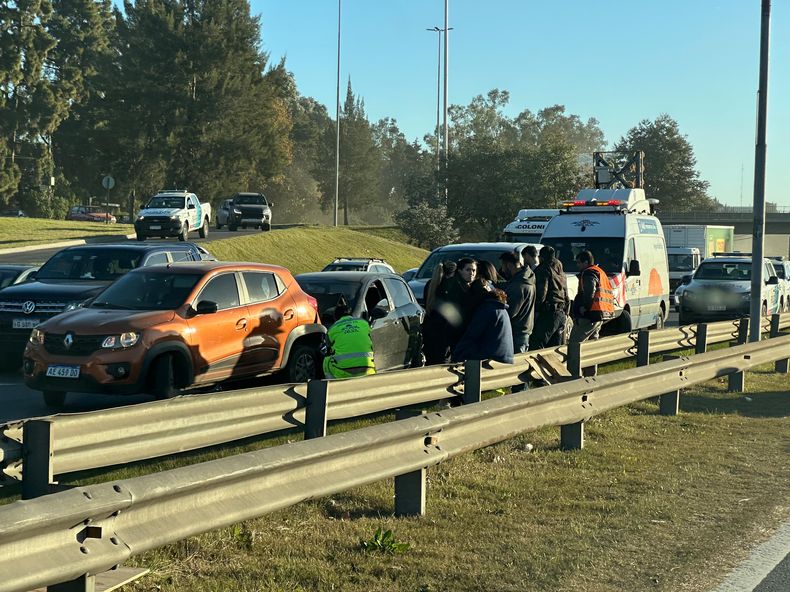 El accidente se produjo en el kilómetro 48,500 de Panamericana, sentido a CABA.