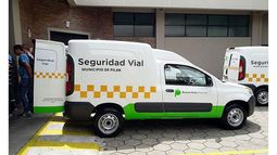 NUEVO. El flamante móvil del cinemómetro que castigará el exceso de velocidad..
