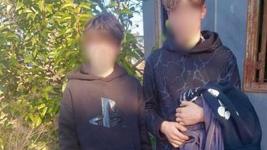 Facundo y Santiago fueron hallados en un galpón abandonado del barrio Dos Rutas. Allí pasaron la noche.&nbsp;