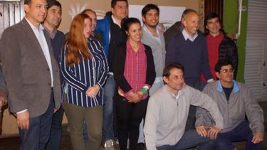 Los precandidatos que acudieron al llamado..
