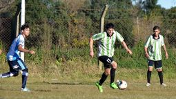 Martín Leguizamón, uno de los goleadores en la extraordinaria reacción de Abrojal..