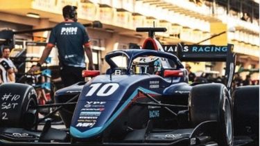 colapinto con la pole del sabado en bahrein