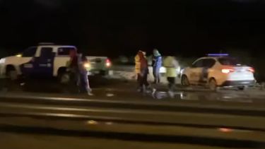 El esqueleto apareció en el cruce del arroyo Escobar y la autopista Panamericana.