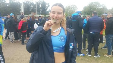 DORADA. Isabella Ferrando obtuvo Medalla de Oro en Salto en Largo.&nbsp;