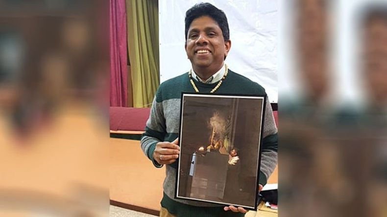 BIEN RECIBIDO. Sayu llegó hace un año a Nuestra Señora de la Saleta..