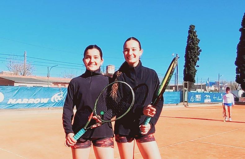 DUPLA. Maia Contrera y Lola Di Stefano sueñan con alcanzar una medalla en Mar del Plata.
