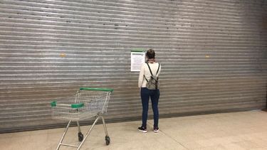 cierran el hipermercado jumbo por un caso de covid-19
