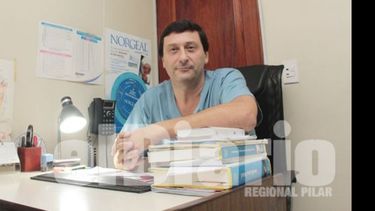 En su consultorio, Gutiérrez habló de cómo evolucionó su actividad..