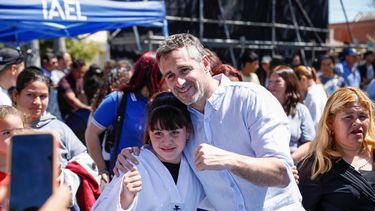El intendente Federico Achával participó de los festejos patronales de Lagomarsino.&nbsp;