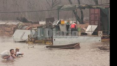 Sin tregua. El barrio Río Luján volvió a ser afectado por la crecida del agua..