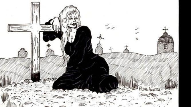 Mitos, leyendas y aguafuertes: Viuda desconsolada