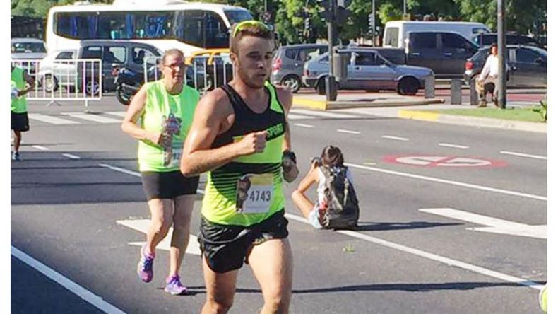 REGRESO. Juan Saiz aprovechó la San Silvestre para prepararse para el Iron Half de Concordia..