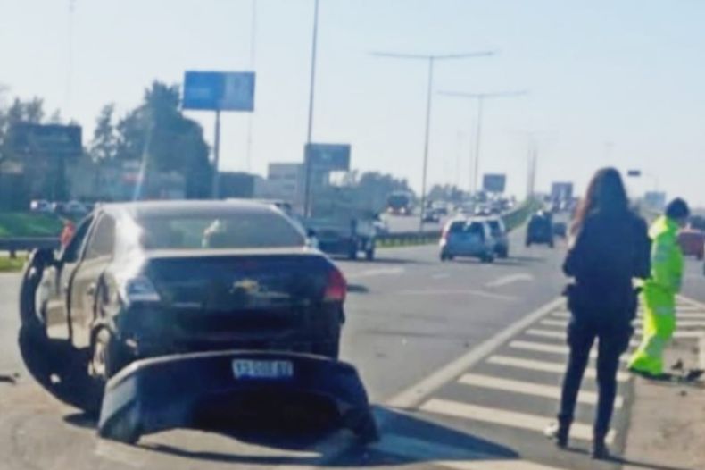 ACCIDENTE EN PANAMERICANA. La conductora involucrada resultó lesionada.&nbsp;