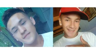 VÍCTIMA Y VICTIMARIO. Martín Vence fue asesinado por Nahuel Bellone (derecha)..