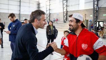 RECORRIDA. Achával en el Club Municipal Manuel Alberti, el último de los 7 inaugurados. &nbsp;