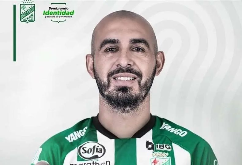 Marcos Riquelme fue presentado en las redes del club de Santa Cruz de la Sierra.
