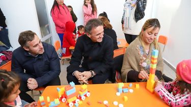 JUEGOS. Los Centros de Desarrollo Iinfantil reciben a chicos de 45 día a 4 años.