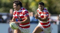 ALBIRROJO. Franco Battezzati aportó un try en Bella Vista. Archivo URBA..