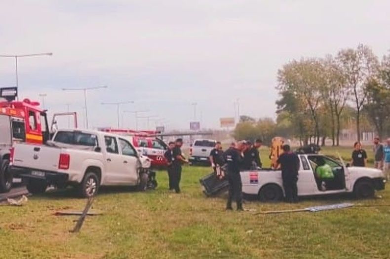 El accidente en Panamericana dejó como saldo un herido.&nbsp;