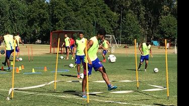 ENTRENAMIENTO. Los movimientos de Tigre en la Quinta Corgiliano..
