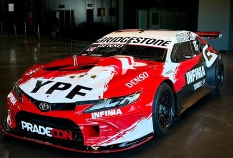 El Toyota de Matías Rossi.