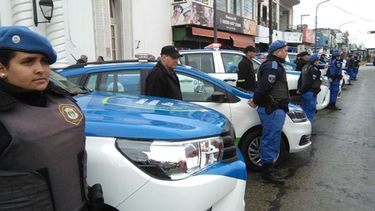 SEGURIDAD. Martínez destacó la compra de patrulleros..
