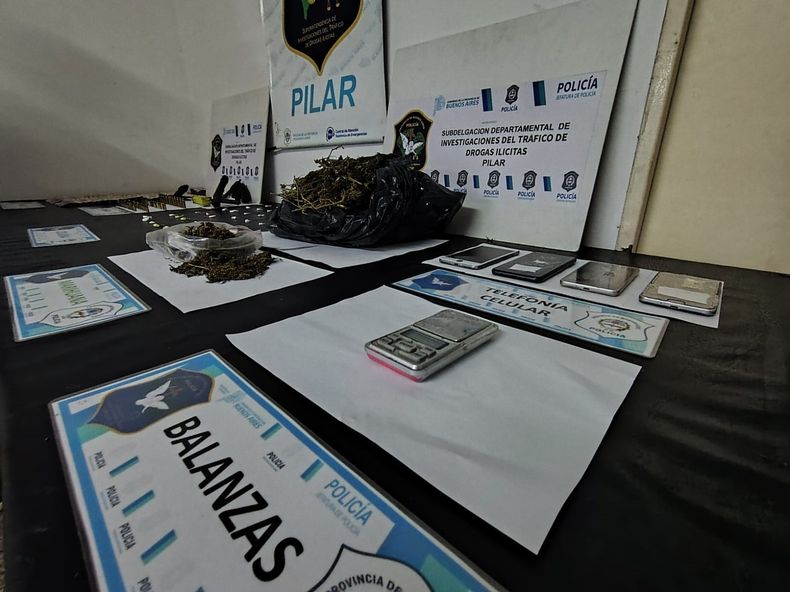DROGAS. Fueron halladas en la vivienda del sospechoso.