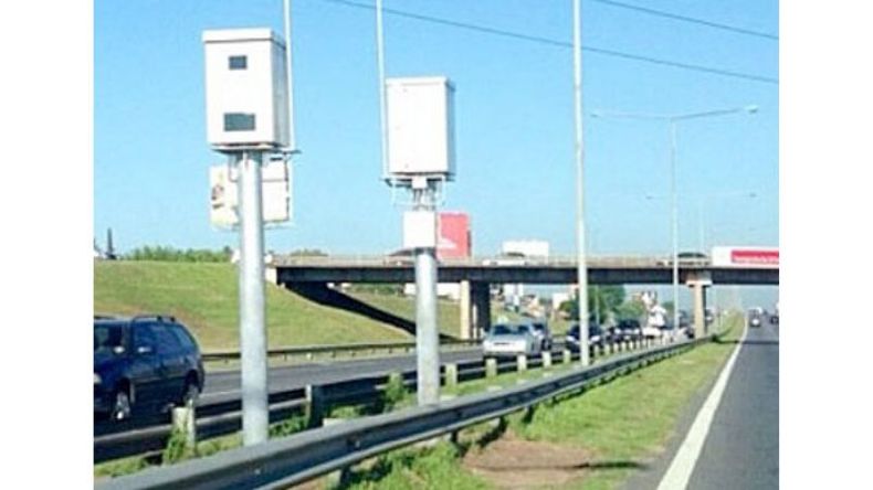 VIGÍAS. Las cámaras del kilómetro 43.500 de Panamericana están homologadas. .