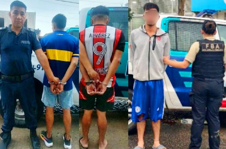 TRES DETENIDOS Tienen entre 20 y 23 aos y son de San Alejo