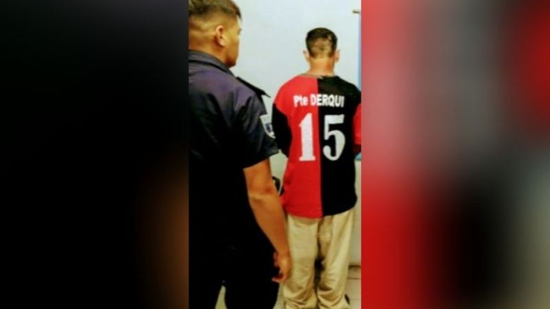 El sujeto amenazó con prender fuego la vivienda donde habitan su exmujer y su hija de 10 años. .