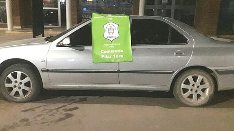 GAMBOA Y VERGANI. El lugar donde estaba el auto con la mujer secuestrada..