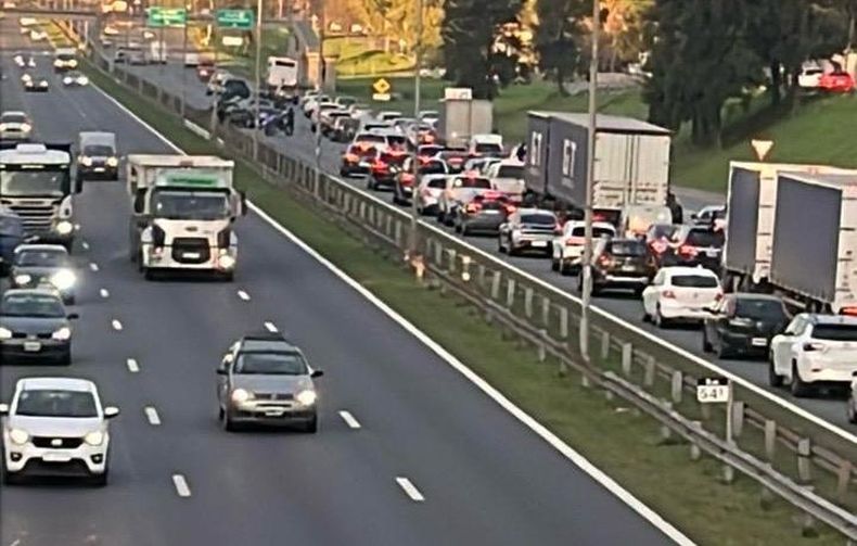 Cada día se producen importantes demoras en Panamericana.