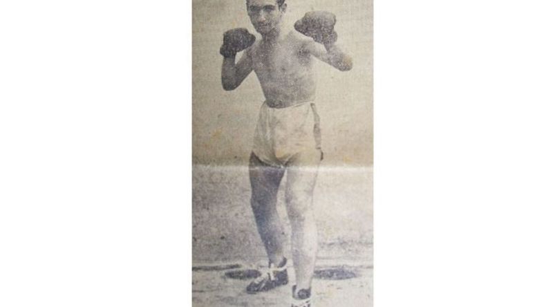 EN GUARDIA. Luiso en una foto del año 1944. .