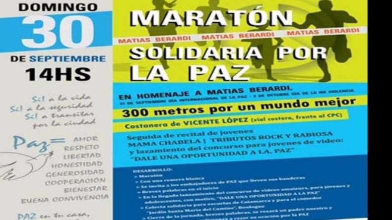 La convocatoria es para el domingo a las 14 en Vicente López..