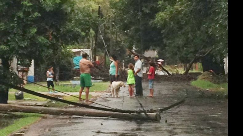 Imagen del temporal que tuvo lugar el 8 de enero. Esta vez, las consecuencias fueron menores..