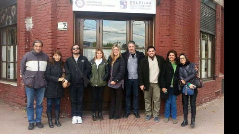 COMITIVA. Representantes locales se reunieron con funcionarios nacionales..