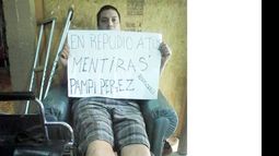 Sain debe desplazarse en silla de ruedas..