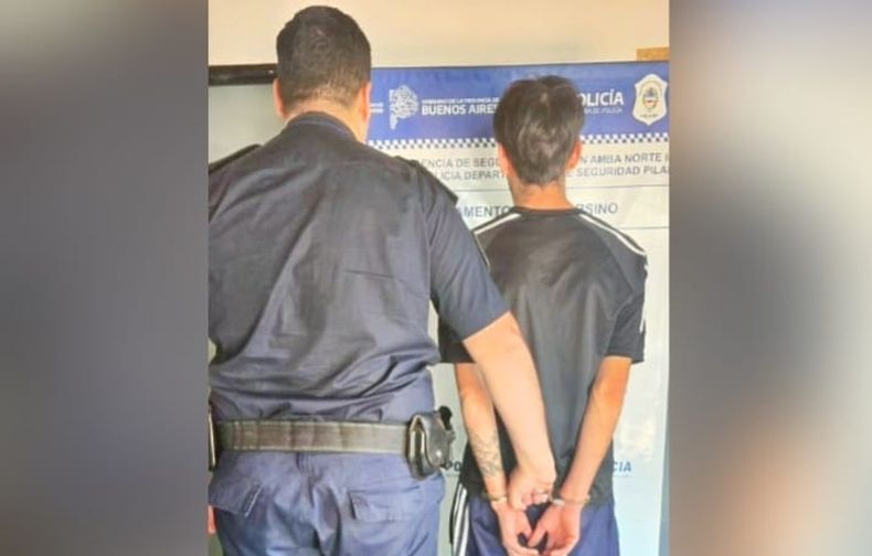 El sujeto fue detenido en un allanamiento realizado en su domicilio de Matheu.