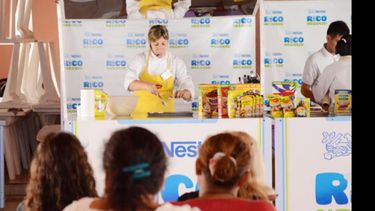 El programa, en funcionamiento..