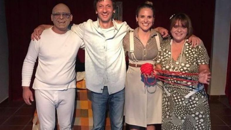 HAY EQUIPO. Ayer se realizó la primera muestra de teatro del 2022 en Torrente Espacio Teatral, el espacio dirigido por Martín Simeoni. .