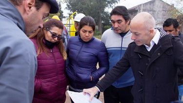 Comenzó la obra de red de gas en Rivera Villate