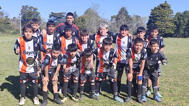 La categoría 2013 de Peruzzotti que juega en el torneo LAFFI.