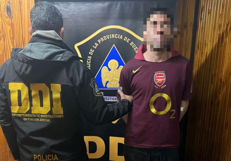 PAREJA DE SOLANGE. Oscar Ángel Benítez (26), acusado del femicidio. Fue dado de alta del hospital y quedó detenido.&nbsp;