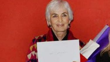 Magdalena Cané, una de las artistas expositoras..