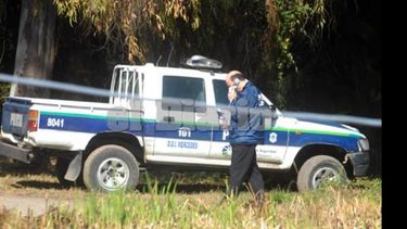 El descampado donde fueron encontrados los cuerpos..